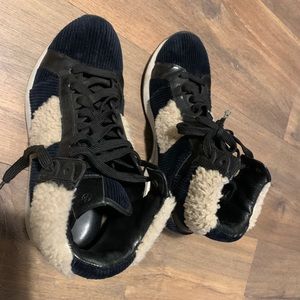 3.1 Phillip Lim Bleu Transe Montantes Baskets Taille 37